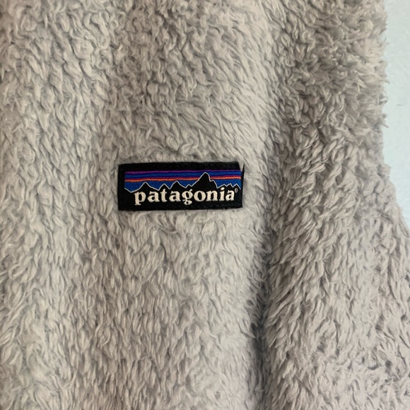 Patagonia Los Gatos Fleece Vest Gray Sherpa Large - Picture 2 of 8